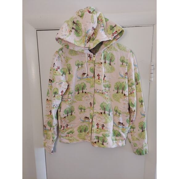 Tokyo Disneyland Disney Cartoon Mickey hoodie sweater Snow White 7 Dwarfs Bambie - Picture 1 of 13